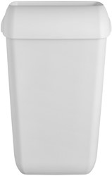 Quartz White afvalbak 23L mat wit 441402 met open inworp