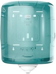 Tork Reflex boxpapierdispenser M4 wit/turqoise 473180 centerfeed sheet by sheet