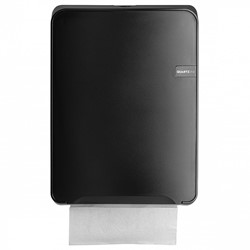 Quartz Black handdoekdispenser multifold zwart 441152
