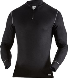 Fristads 789 OF Mt: 3XL zwart thermo korte rits LM