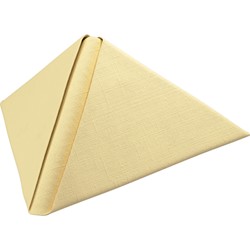 Dunilin servetten 1/4 vouw Creme 186779 1lgs. 40x40cm Doos 12x45 stuks