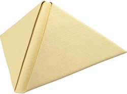 Dunilin servetten 1/4 vouw Creme 186779 1lgs. 40x40cm Doos 12x45 stuks