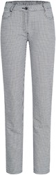 dames pantalon 5319 zwart/wit strepen maat 32