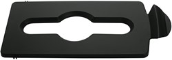 Rubbermaid deksel mixed Zwart, recyclingstation T.b.v. Slim Jim®