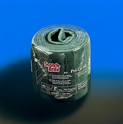 3M Scotch-Brite™ handpad Groen, Doos 6x rol 200mm.x4m. SB640N polyester geperforeerd