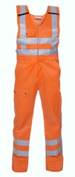 Hydrowear bodybroek Albany Mt:66, Hi-Vis oranje, RWS Beaverline, EN 20471