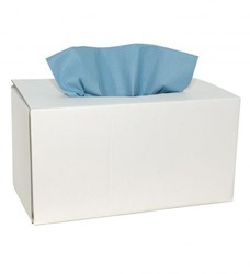 Euro X-wipe poetsdoek nonwoven blauw 42x34cm Doos 160 stuks