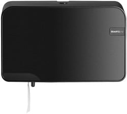 Quartz Black toiletrolhouder duo compact zwart 441052