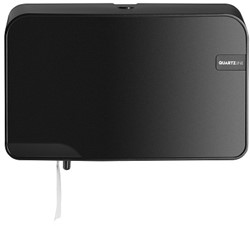 Quartz Black toiletrolhouder duo coreless zwart 441053