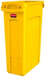 Rubbermaid Slim Jim® container 87L, geel 558x279x762mm