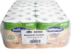 BulkySoft toiletpapier Comfort Pure cell. wit 66994 2lgs. 500vel Pak 10x4 rol