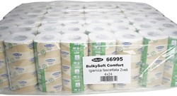BulkySoft toiletpapier wikkel Comfort De-inked. wit 66995 2lgs. 170vel Pak 24x4rol
