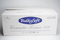 BulkySoft facial tissue Classic Pure Cell. wit 68100 2lgs. 21x21cm Doos 40x100 st.-2