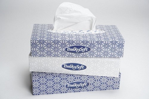 BulkySoft Facial Tissues Wit 2-Laags 21x21cm | 4000 Stuks-3