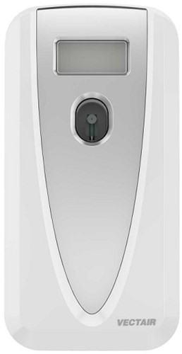 Micro Airoma luchtverfrisser MVP dispenser wit/chroom Excl. batterijen t.b.v. 100ml