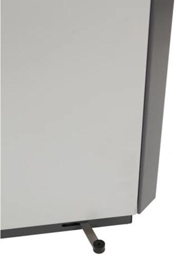 Recyclostar 3 afvalscheidings unit 165L lichtgrijs 997x453x745mm-3