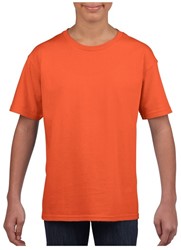 Gildan T-shirt Mt;XL. orange Comfort Fit, SoftStyle, kids