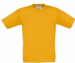B&C T-shirt Exact 150 kids Mt:9/11, gold 134/146