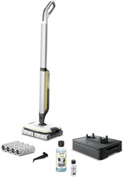 Karcher FC 7 floorcleaner Prem water/stofzuiger/dweiler witte uitvoering cordless