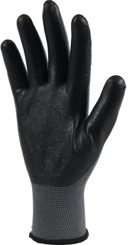 PsP Allround nitril handschoenen grijs/zwart 10-510-2