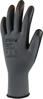 PsP Allround nitril handschoenen grijs/zwart 10-510-3