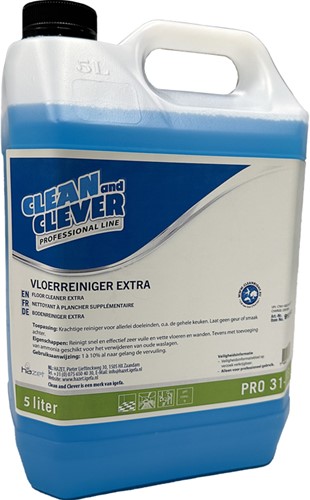 Clean and Clever PRO31-113 Vloerreiniger extra. Can 5L