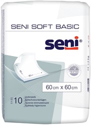 Seni Soft Basic 60X60 A10 onderleggers Pak 10 stuks