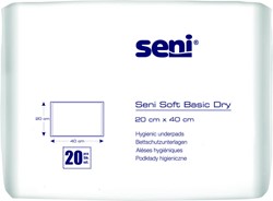 Seni Soft Basic Dry 20X40 A20 onderleggers met SAP Pak 20 stuks