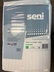 Seni Classic Trio large A30 incontinentieslips met plakstrips Pak 30 stuks