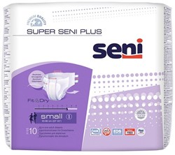 Super Seni Plus small A10 incontinentieslips met plakstrips Pak 10 stuks