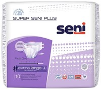 Super Seni Plus x-large A10 incontinentieslips met plakstrips Pak 10 stuks