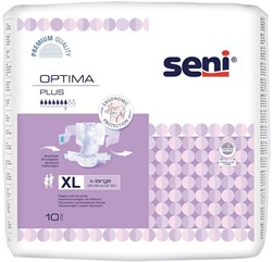 Seni Optima Plus x-large A10 incontinentie flexslips met heupband Pak 10 stuks