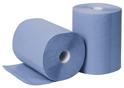Euro industriepapier blauw 53470000 3lgs. 180m x38cm Pak 2 rol