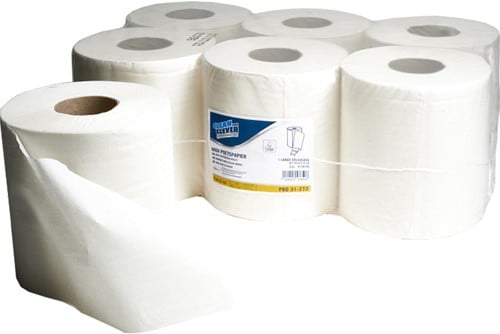 Clean and Clever PRO31-272 boxpapier midi 1lgs wit 300m cellulose Pak 6 rol