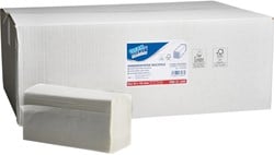 PRO31-240 gevouwen handdoek multifolded wit 2lgs 24x20,6cm cellulose Doos 25x150 stuks