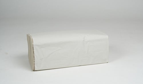 Clean and Clever SMA31-243 handdoek Z-vouw 1lgs 25x23cm crepe naturel rec.Ds 20x250st-3