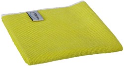 Vikan Basic microvezeldoeken 40x40cm geel 691146  ^ Pak 5 stuks