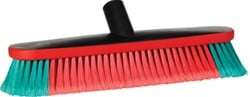Vikan transport autowasborstel 370mm ovaal rood/groen 475752 watertoevoer