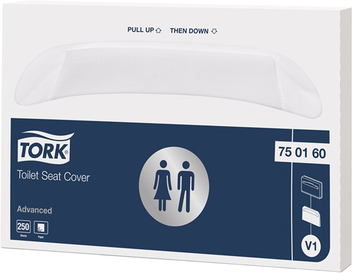 Tork toiletbril afdekhoes V1 Advanced wit 750160-3