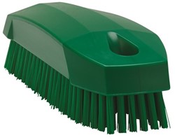 Vikan hygiene nagelborstel 130mm groen hard 64402