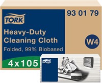Tork Heavy Duty reinigingsdoek W4 Premium wit 930179 1lgs. 10.5 x35.5cm Doos 420 st