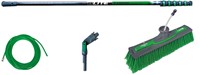 Unger nLite Carbon Composite Compleet telescoopsteel 8,6m. 6-dlg + adapter,borstel,slang