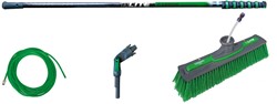 Unger nLite Carbon Composite Compleet telescoopsteel 8,6m. 6-dlg + adapter,borstel,slang