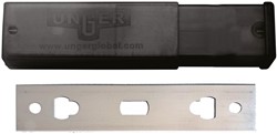 Unger Premium glasschrapermes 10cm RVS ENB10 Pak 25 stuks