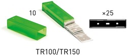 Unger glasschrapermessen 10cm TR100 Pak 25 stuks