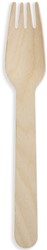 Huhtamaki vork hout Future Smart 160mm gecoat Pak 100 stuks