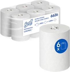 Scott handdoekrol Perforrmance Airflex wit 6626 1lgs. 300m x20cm Pak 6 rol