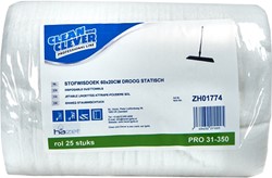 Clean and Clever PRO 31-350 stofwisdoek droog 60 x 20cm Rol á 25 doek 10 rol in doos