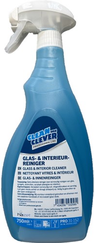 Clean and Clever PRO31 glasreiniger | Streeploos resultaat
