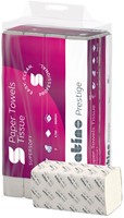 Satino Prestige Z-handdoek PT2 wit, 2 lgs, cellulose 276620 20,x24cm Easybag 25x150st.